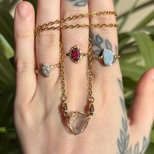 Flourite interchangeable necklace